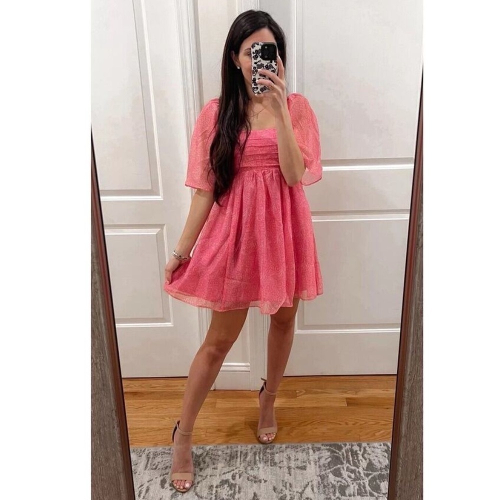 ABERCROMBIE + FITCH Emerson Angel Sleeve Boho Floral Cottagecore Princess Dress